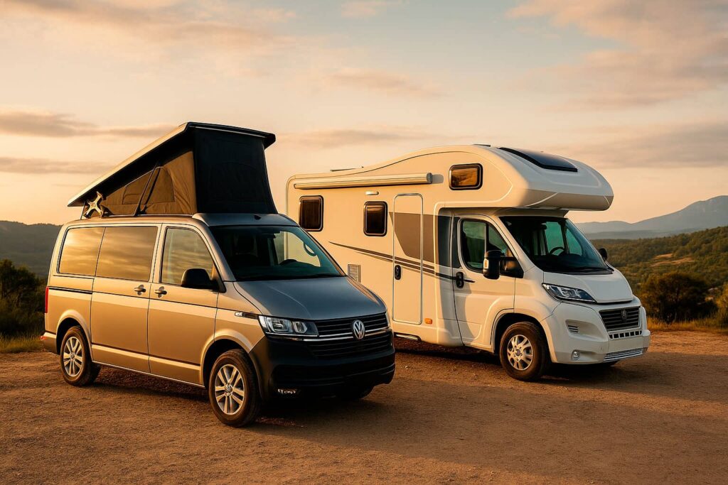 ¿qué diferencia hay entre una furgoneta camper y una autocaravana?