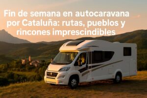 fin de semana en autocaravana por Cataluña